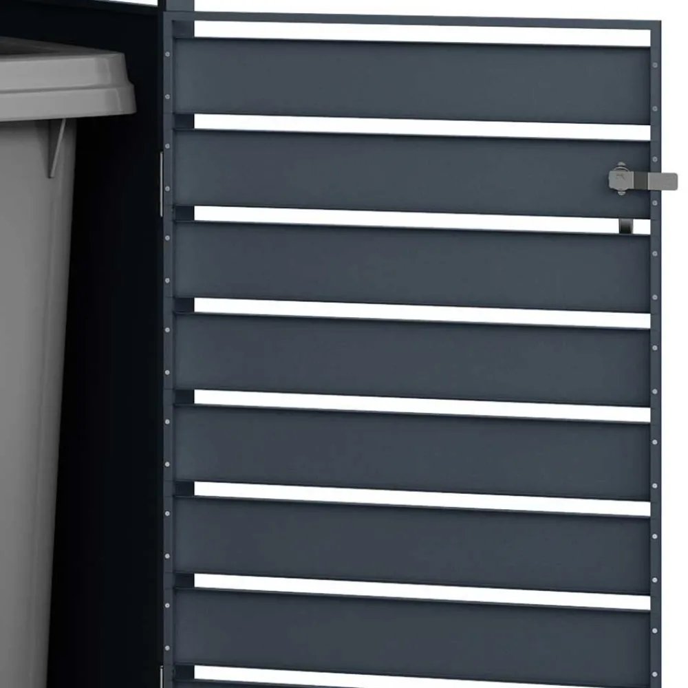 Wohnen Mülltonnenbox*Moderne Mülltonnenbox in Holzoptik - Ecdo