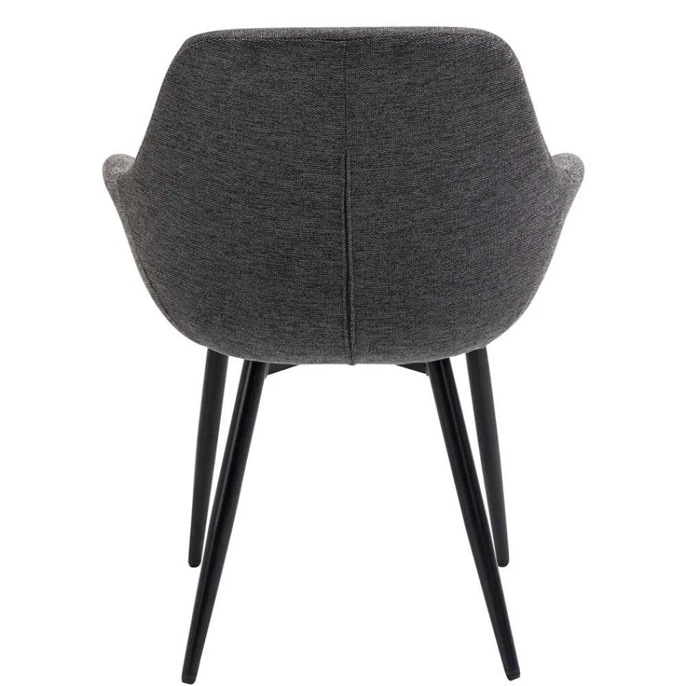 Wohnen Wohnzimmerstühle*Moderne Polsterstühle mit Armlehnen - Salottivo (2er Set)