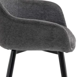 Wohnen Wohnzimmerstühle*Moderne Polsterstühle mit Armlehnen - Salottivo (2er Set)