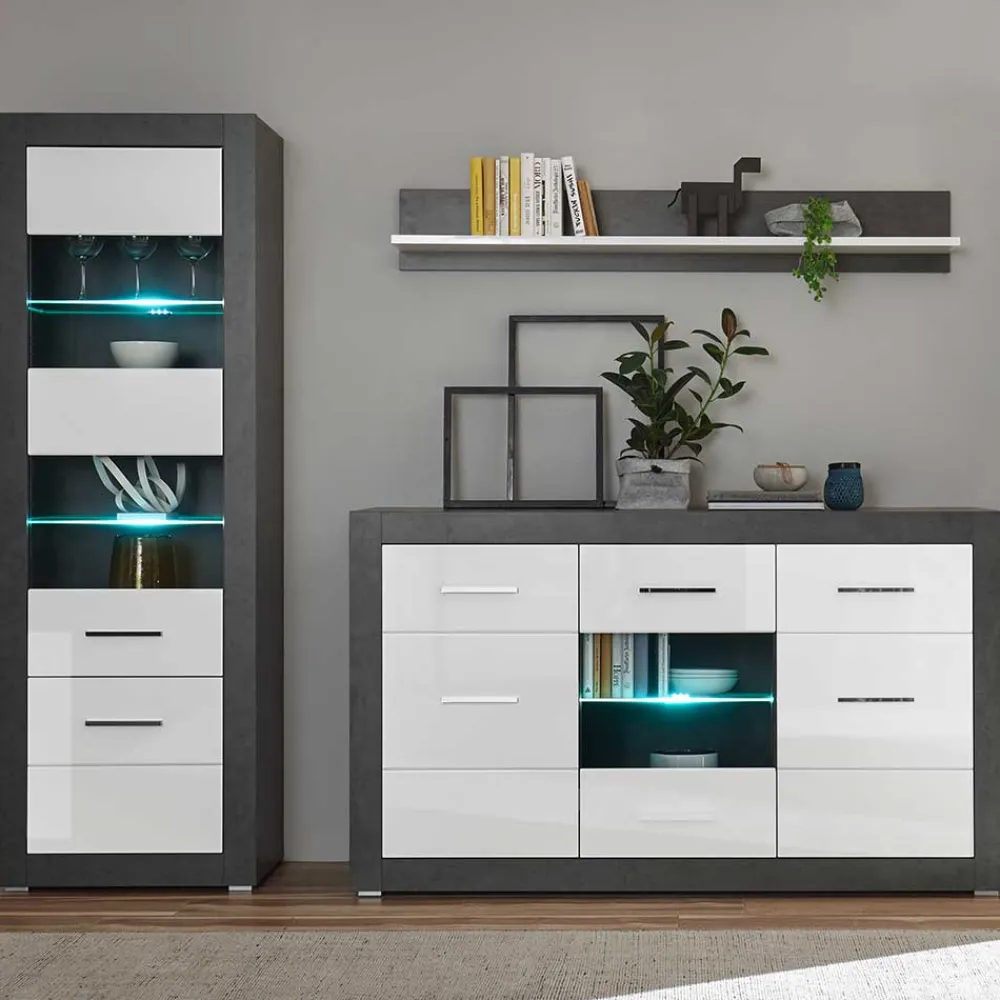 Wohnen Wohnwände|Wohnwand*Moderne Schränke & Wandregal Set - Istensa (dreiteilig)