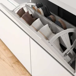 Wohnen Schuhschränke*Moderne Schuh-Kombikommode in Weiß - Dany