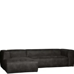 Wohnen Sofas|Sofa*Moderne Sofaecke in Schwarz Recyclingleder - Vlotho