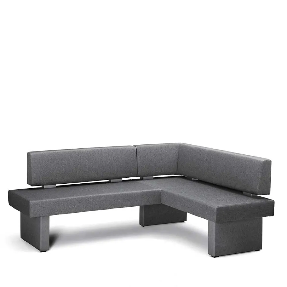 Wohnen Moderne Stoff Eckbank in Grau - Classimo