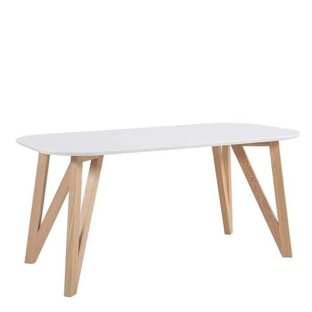 Wohnen Skandinavische Möbel*Moderne Tischgruppe mit Armlehnstühlen - Glamoure (fünfteilig)