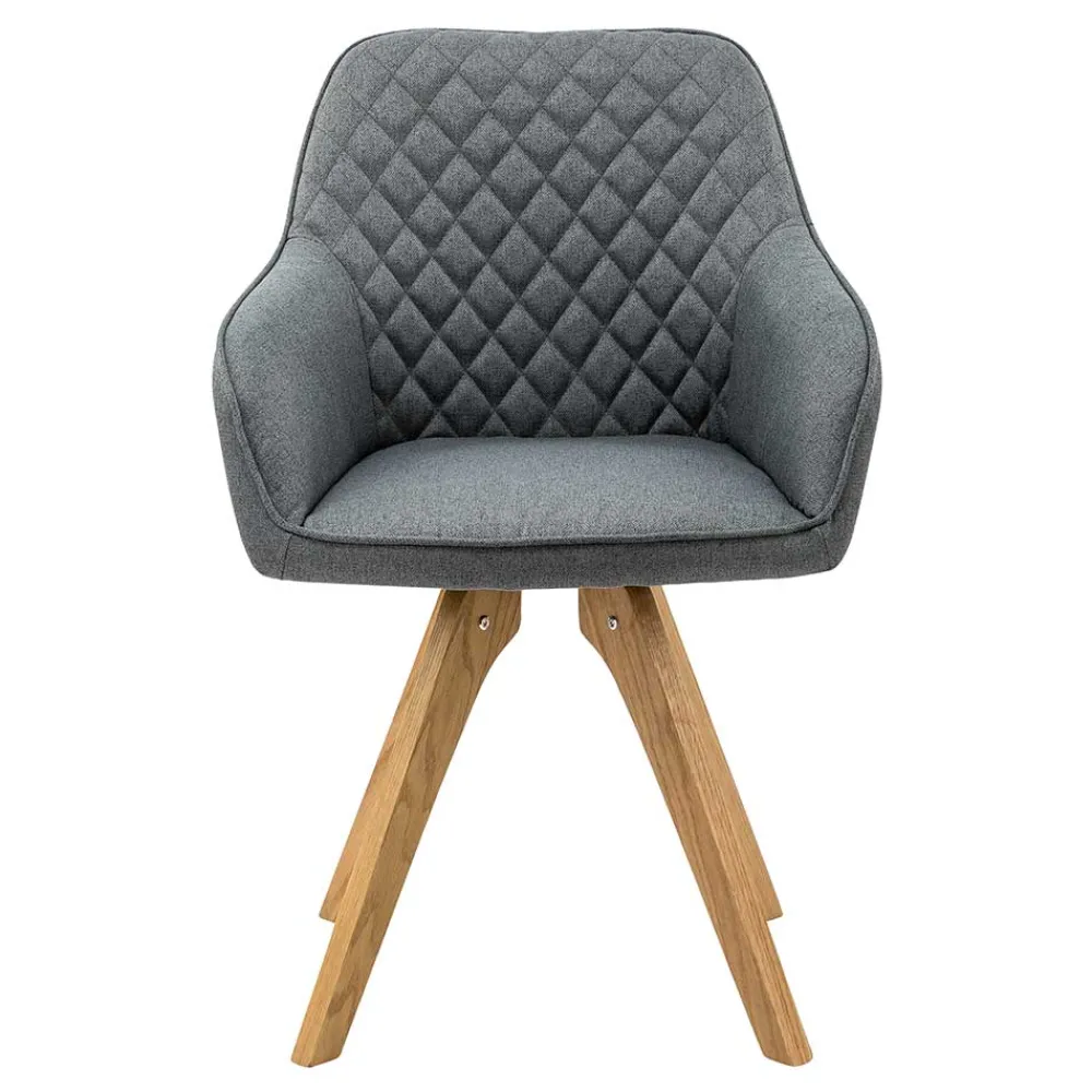 Wohnen Skandinavische Möbel*Moderne Tischgruppe mit Armlehnstühlen - Glamoure (fünfteilig)