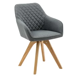 Wohnen Skandinavische Möbel*Moderne Tischgruppe mit Armlehnstühlen - Glamoure (fünfteilig)