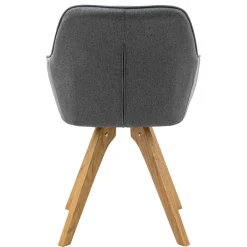 Wohnen Skandinavische Möbel*Moderne Tischgruppe mit Armlehnstühlen - Glamoure (fünfteilig)