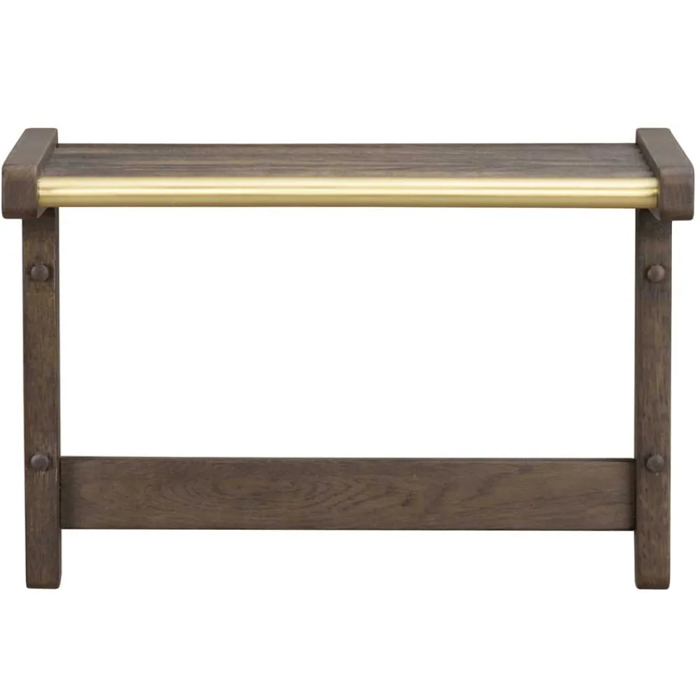 Wohnen Bürogarderoben*Moderne Wandgarderobe in Eiche Dunkelbraun - Cora