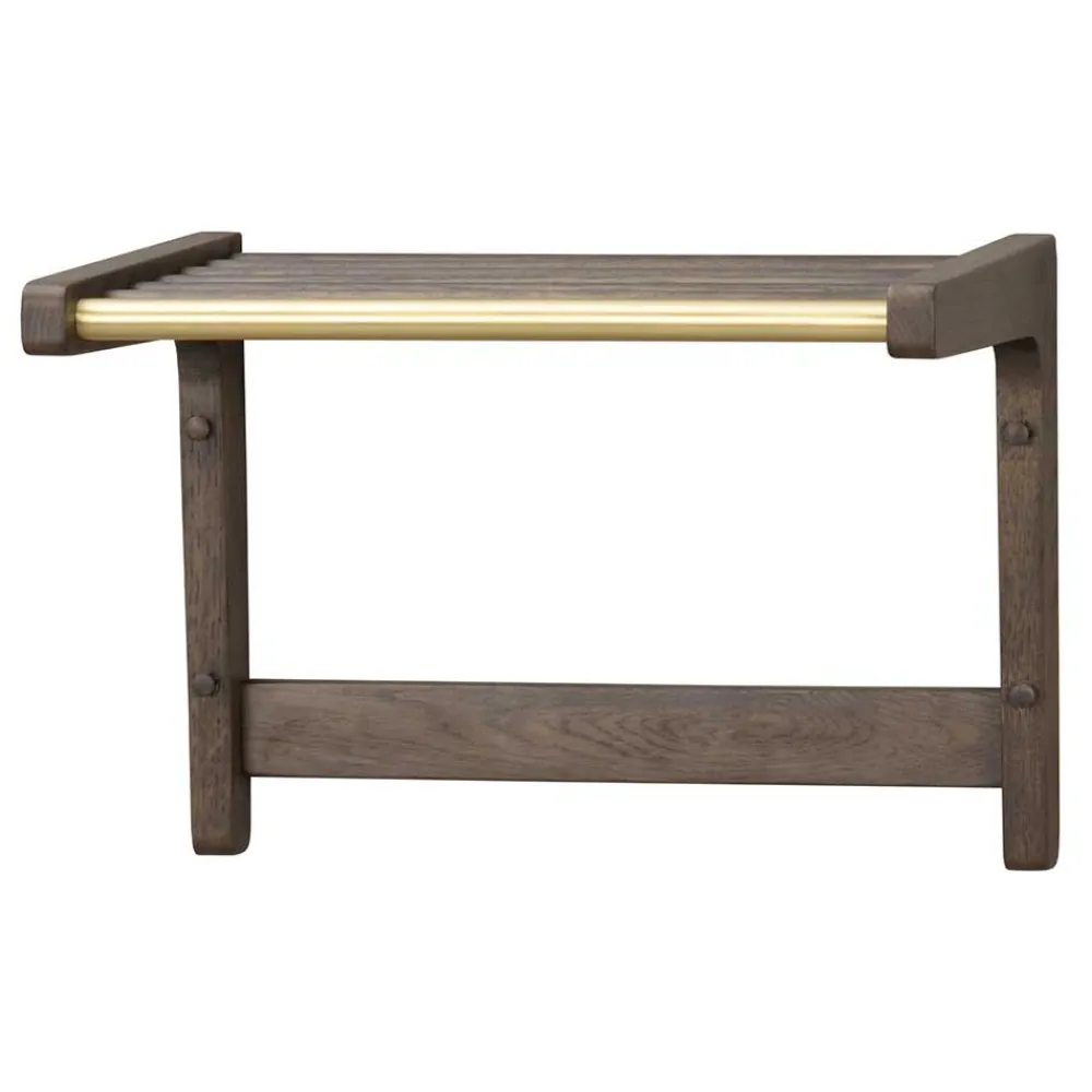 Wohnen Bürogarderoben*Moderne Wandgarderobe in Eiche Dunkelbraun - Cora