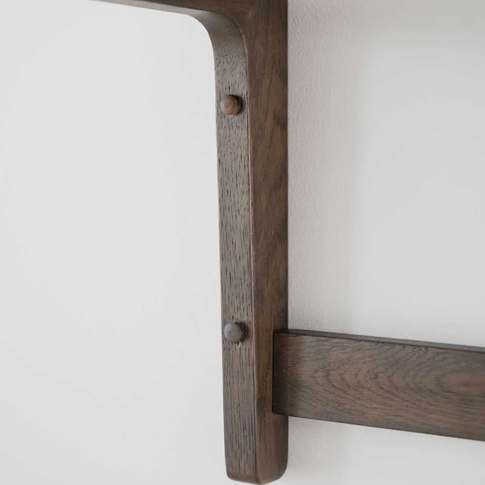 Wohnen Bürogarderoben*Moderne Wandgarderobe in Eiche Dunkelbraun - Cora