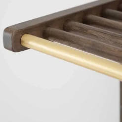 Wohnen Bürogarderoben*Moderne Wandgarderobe in Eiche Dunkelbraun - Cora