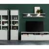Wohnen Schwarze Möbel|Weiße Möbel*Moderne Wohnwand-Möbel im Set - Loazin (vierteilig)