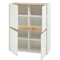 Wohnen Weiße Möbel|Wohnzimmerschränke*Moderne Wohnzimmereinrichtung Schrank Set - Nonessia (dreiteilig)