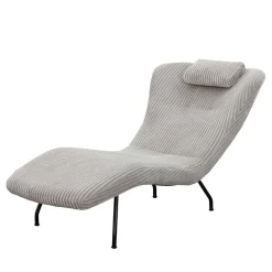 Wohnen Sofas|Sofa*Moderne Wohnzimmerliege mit Cord in Hellgrau - Speedy