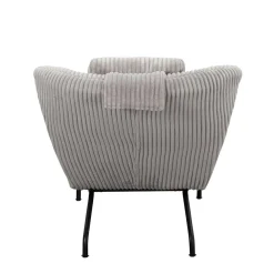 Wohnen Sofas|Sofa*Moderne Wohnzimmerliege mit Cord in Hellgrau - Speedy