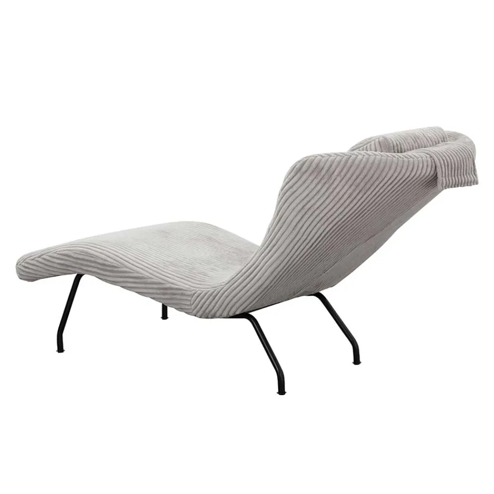 Wohnen Sofas|Sofa*Moderne Wohnzimmerliege mit Cord in Hellgrau - Speedy