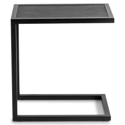 Wohnen Schwarze Möbel|Naturholzmöbel*Moderner Anstelltisch in Schwarz - Lakohoma