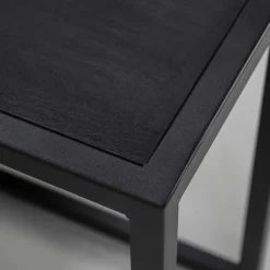 Wohnen Schwarze Möbel|Naturholzmöbel*Moderner Anstelltisch in Schwarz - Lakohoma