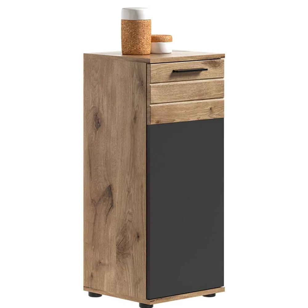 Wohnen Graue Möbel|Badschränke*Moderner Bad Unterschrank mit 87 cm Höhe - Depart