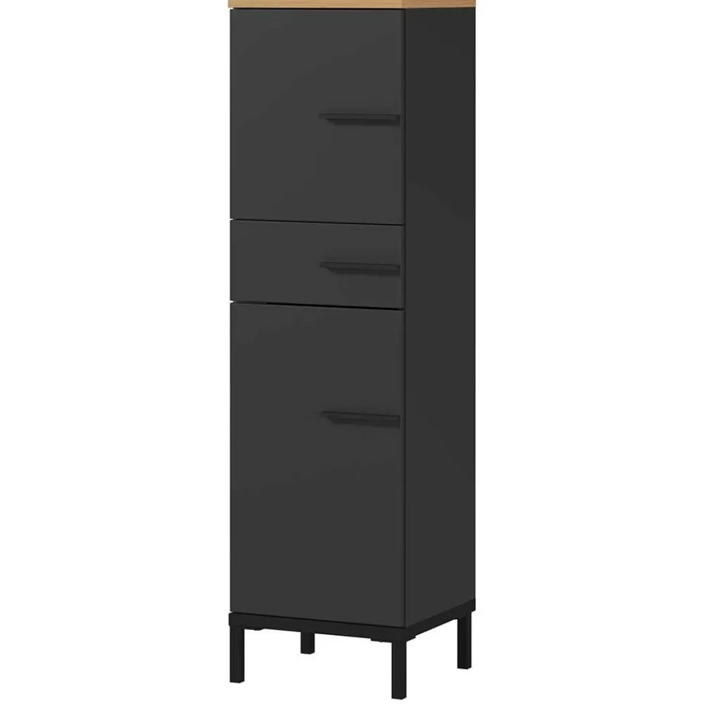 Wohnen Schränke*Moderner Badezimmerschrank 125 cm hoch - Lucrino