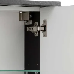 Wohnen Moderner Badschrank mit Spiegeltür - Vulcanisa