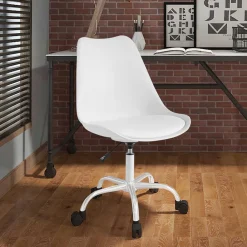 Wohnen Moderner Bürodrehstuhl mit Schalensitz - Camlary