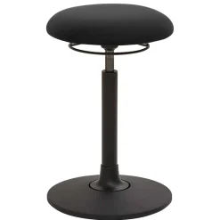 Wohnen Moderner Bürohocker in Anthrazit & Schwarz - Conzenta