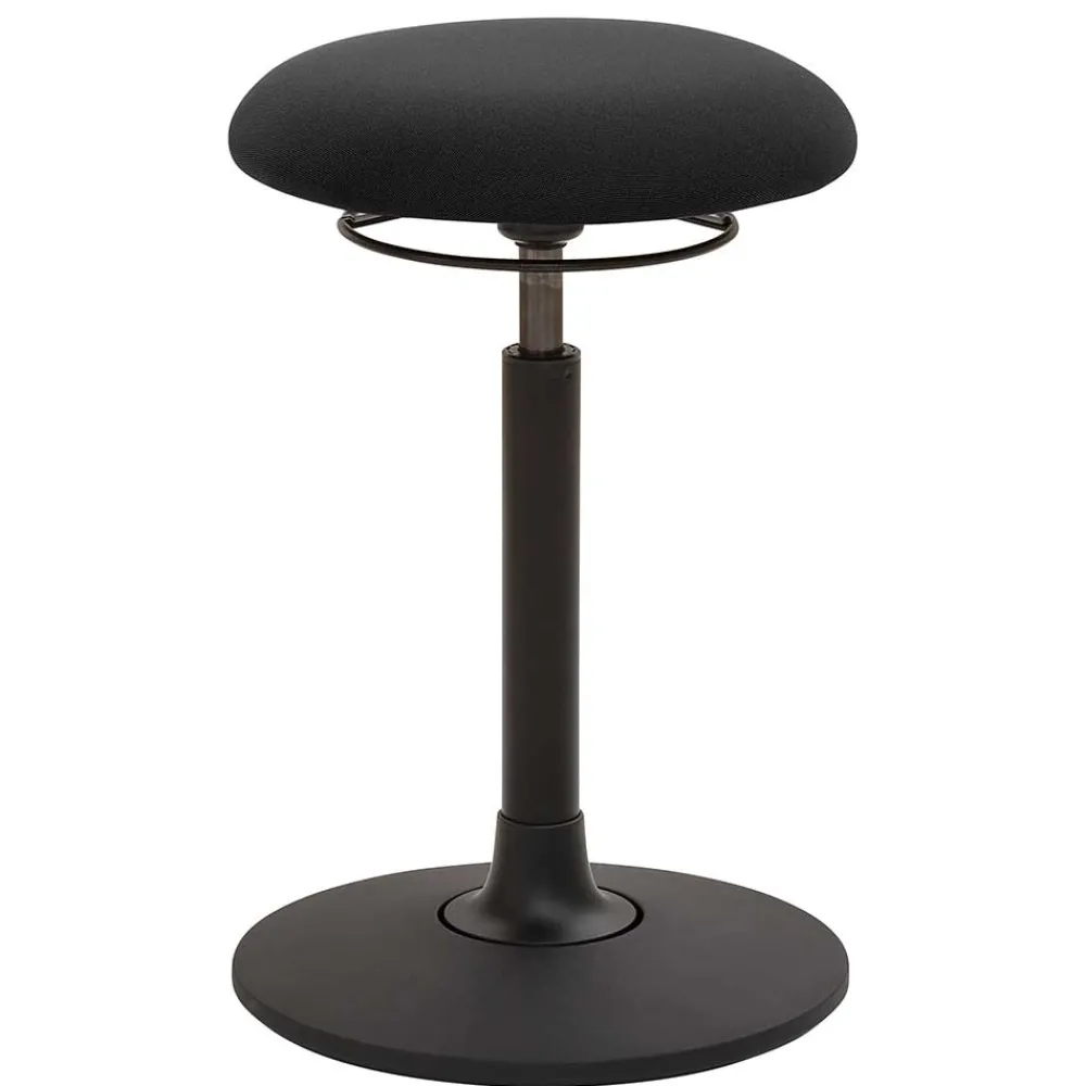 Wohnen Moderner Bürohocker in Anthrazit & Schwarz - Conzenta