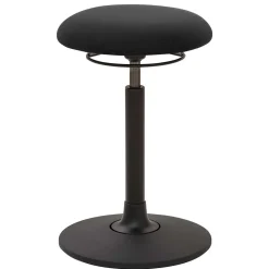 Wohnen Moderner Bürohocker in Anthrazit & Schwarz - Conzenta