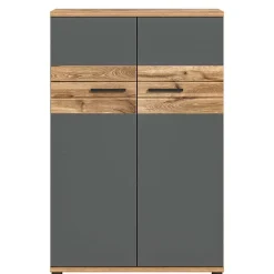 Wohnen Moderner Büroschrank in Wildeichefarben - Lucios