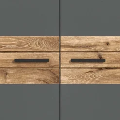 Wohnen Moderner Büroschrank in Wildeichefarben - Lucios