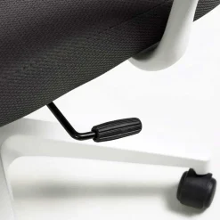 Wohnen Moderner Bürostuhl in Grau & Weiß - Vahama