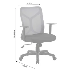 Wohnen Bürostühle*Moderner Bürostuhl mit Mesh Rücken - Cady