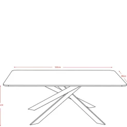 Wohnen Küchentische*Moderner Design-Esszimmertisch aus Sinterstein - Futriva