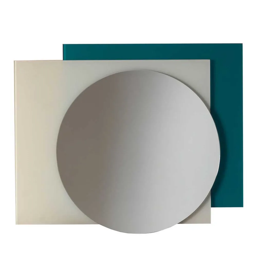 Wohnen Spiegel|Flurspiegel*Moderner Designspiegel in Rund - Santobal