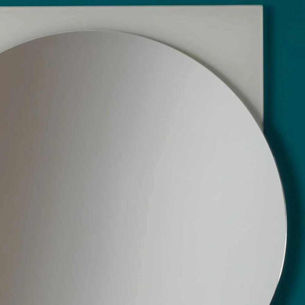 Wohnen Spiegel|Flurspiegel*Moderner Designspiegel in Rund - Santobal
