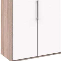 Wohnen Moderner Falttürenschrank mit Metallgriffen - Vaclyn