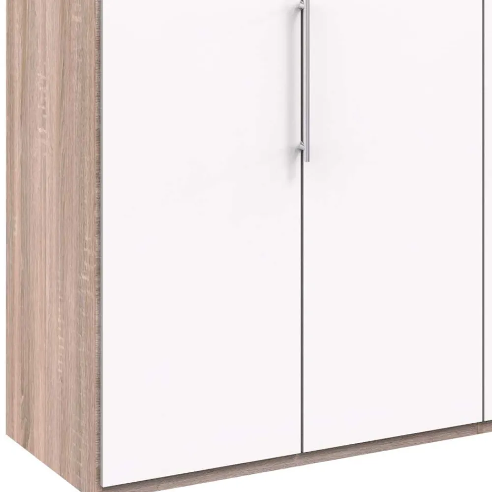 Wohnen Moderner Falttürenschrank mit Metallgriffen - Vaclyn