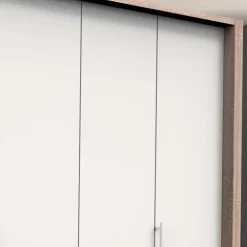 Wohnen Moderner Falttürenschrank mit Metallgriffen - Vaclyn