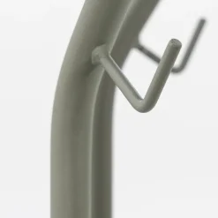 Wohnen Moderner Garderobenständer in Graugrün - Leana