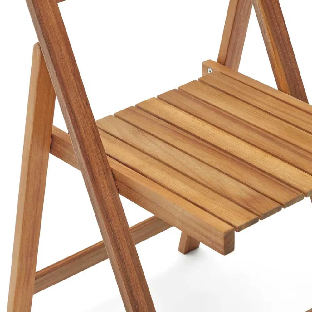 Wohnen Balkonmöbel|Korbmöbel*Moderner Gartenstuhl zum Zusammenklappen - Ninian (2er Set)