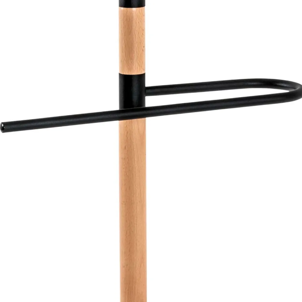 Wohnen Herrendiener*Moderner Herrendiener in Schwarz & Buche - Exas