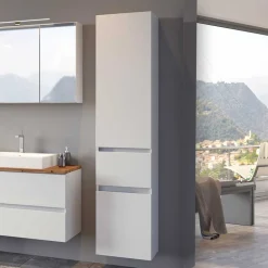 Wohnen Moderner Hochschrank fürs Bad 40x180x35 cm - Misbonas