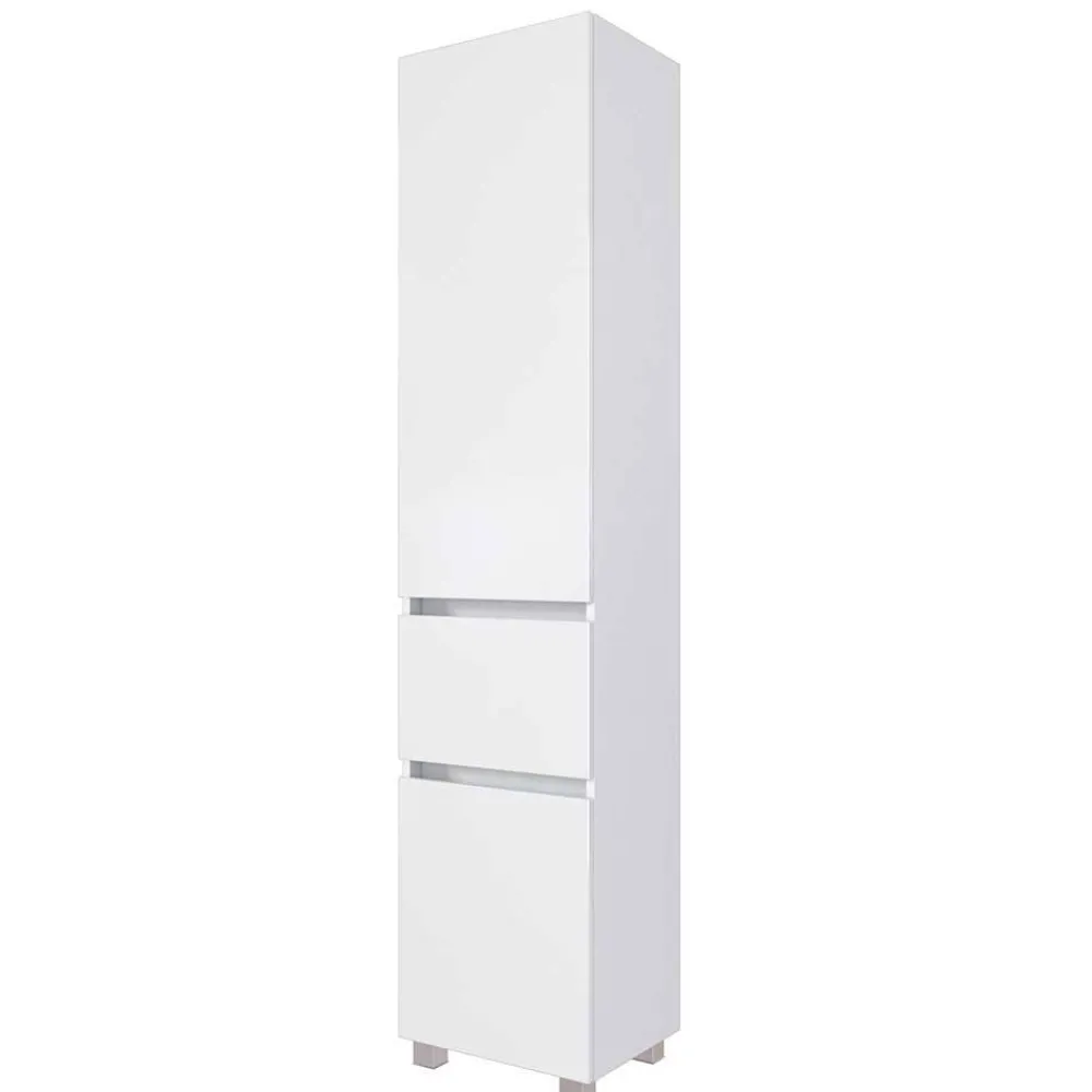 Wohnen Moderner Hochschrank fürs Bad 40x180x35 cm - Misbonas