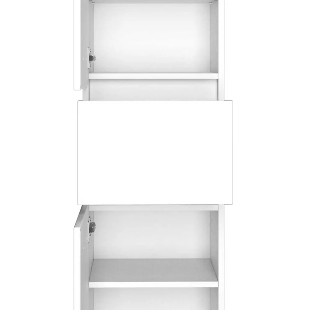 Wohnen Moderner Hochschrank fürs Bad 40x180x35 cm - Misbonas