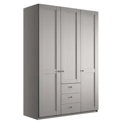 Wohnen Moderner Kleiderschrank in Hellgrau - Ridonna
