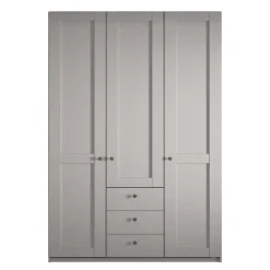 Wohnen Moderner Kleiderschrank in Hellgrau - Ridonna