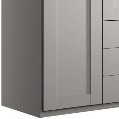 Wohnen Moderner Kleiderschrank in Hellgrau - Ridonna