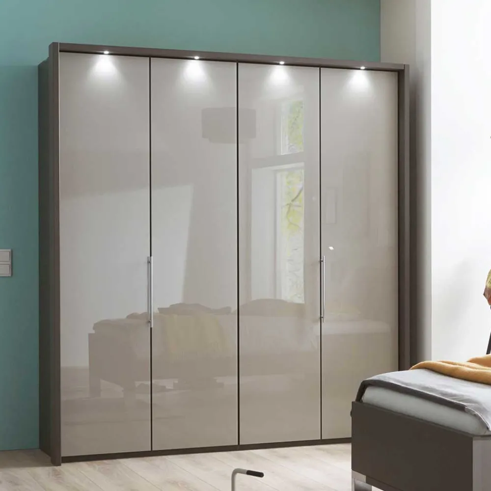 Wohnen Jugendzimmerschränke*Moderner Kleiderschrank mit Falttüren - Ocavado I