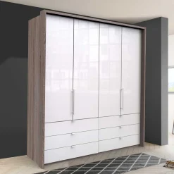 Wohnen Moderner Kombi Schlafzimmerschrank 58 cm tief - Empresian